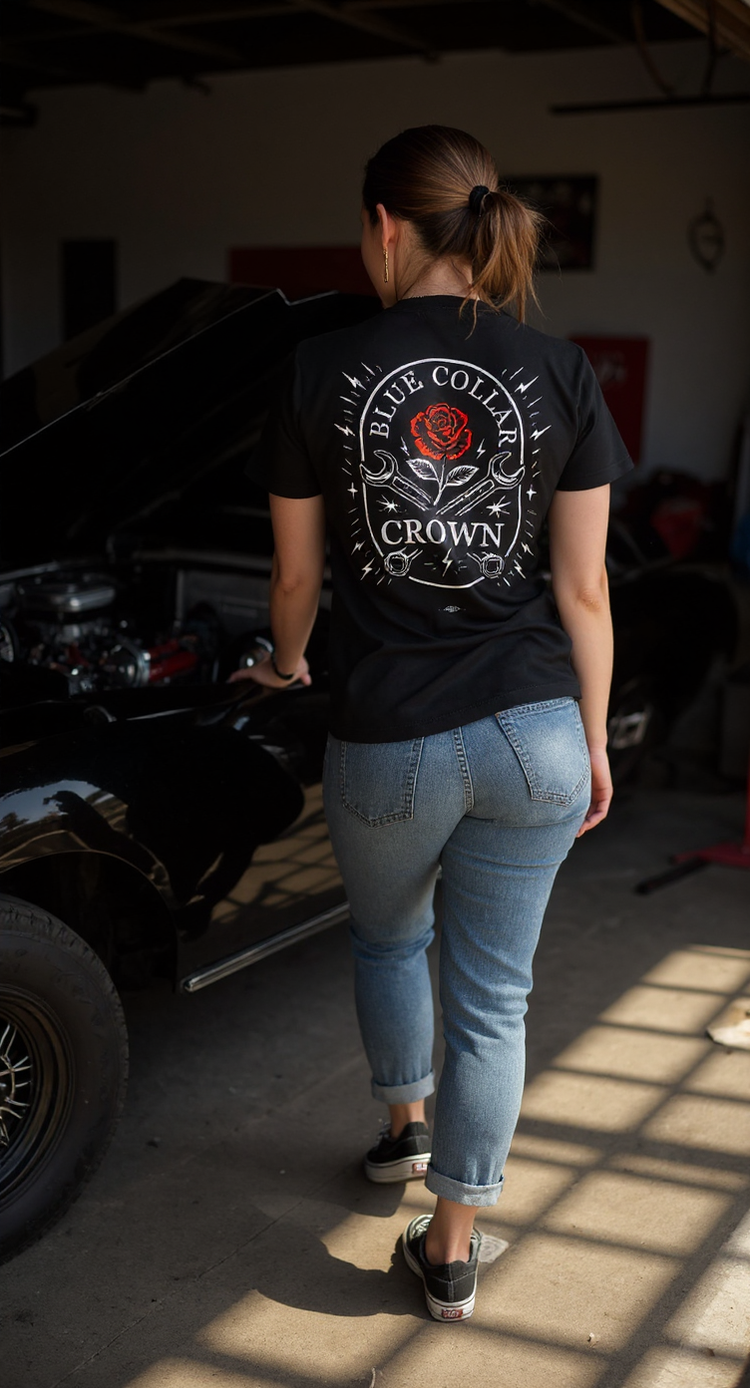 Blue Collar Crown Shirt Feature